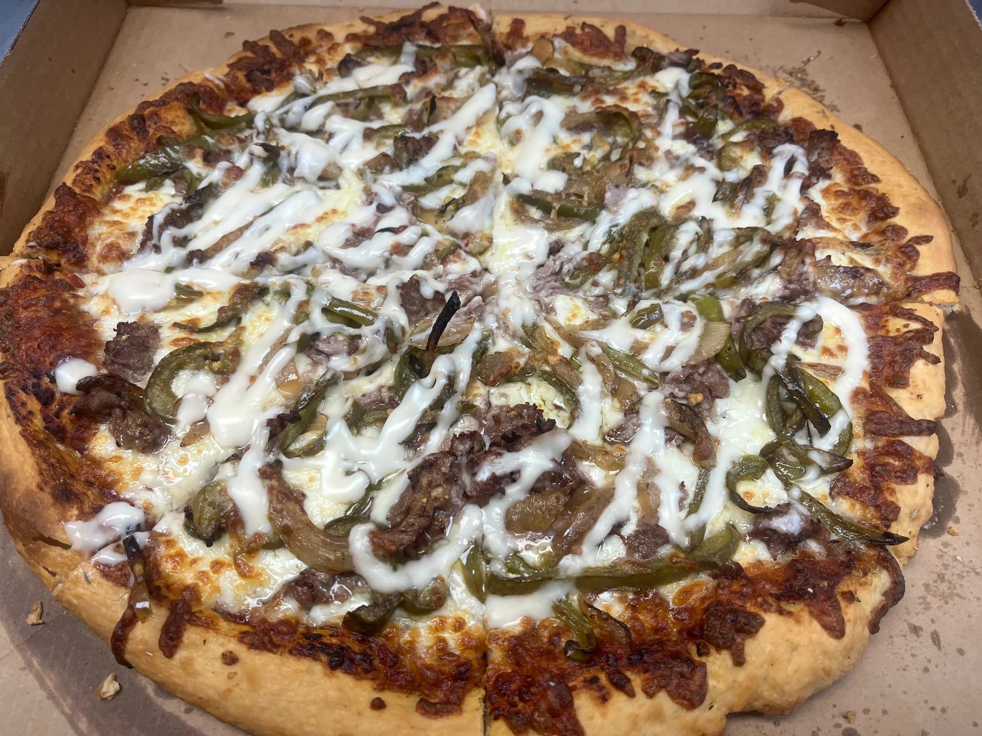 Florida Cheese Steak Pizza