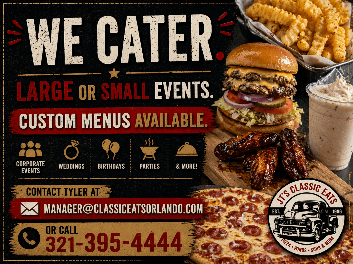 We Cater!