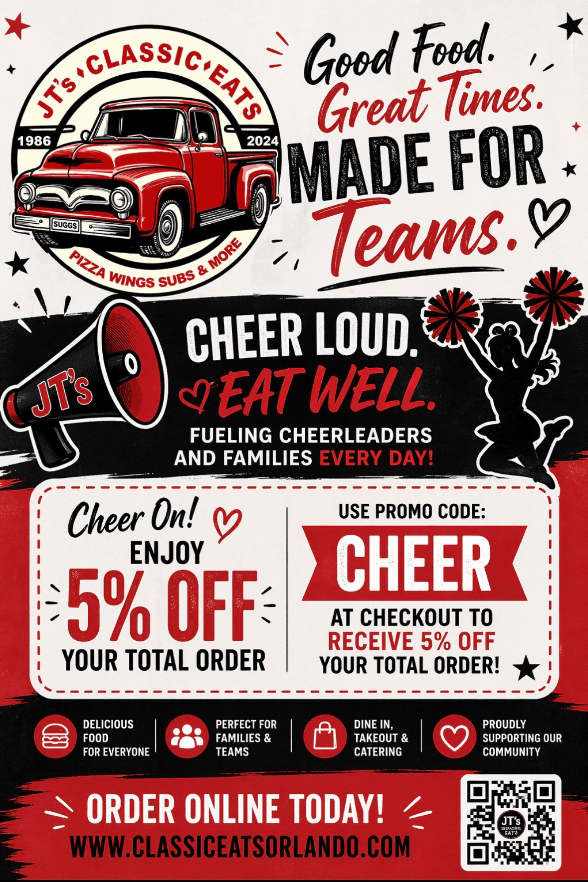 We love to CHEER!