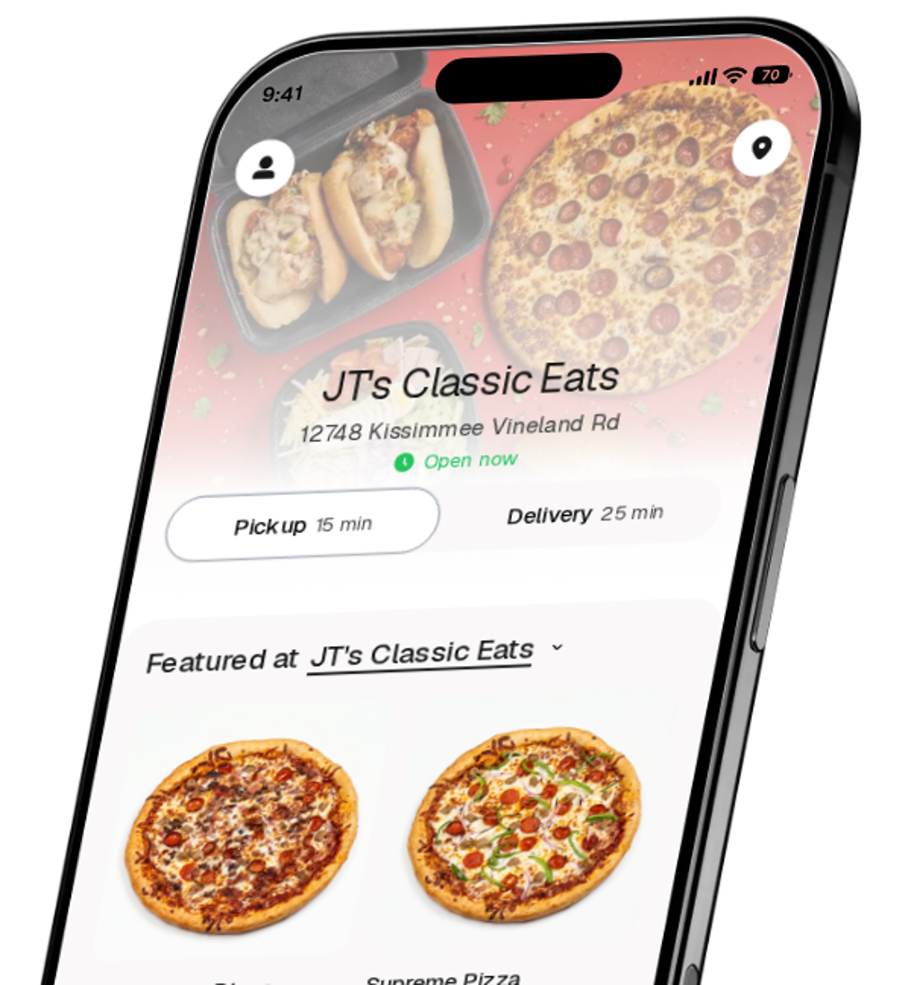 JT's Classic Eats app preview