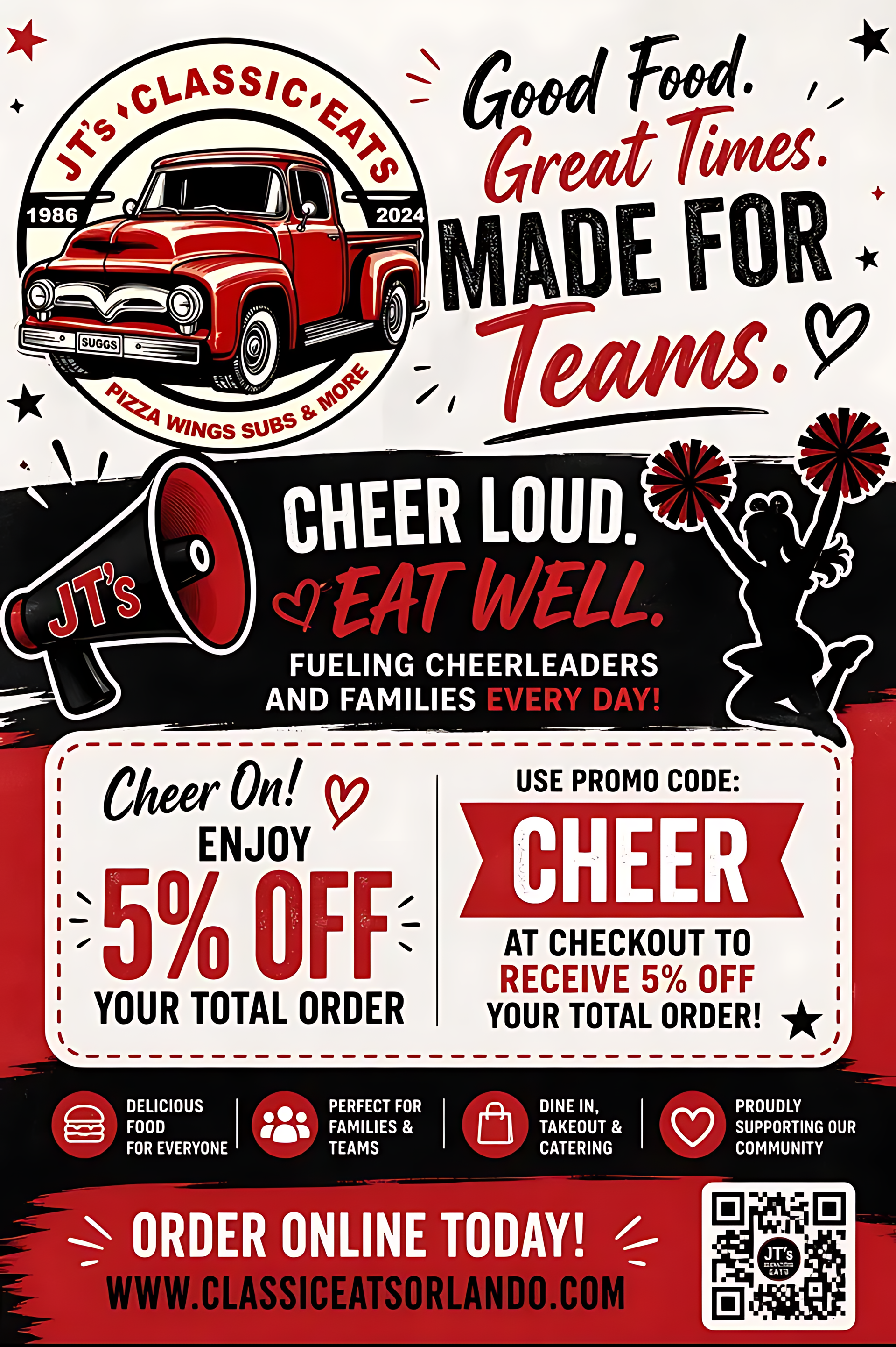 Cheer Teams Get 5% Off