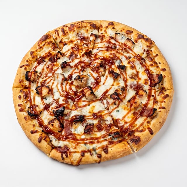 BBQ Chicken Pizza.