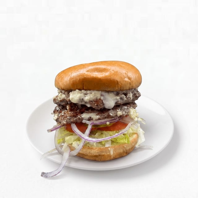 Bacon Blue Burger.