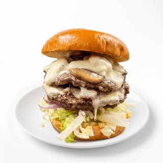 Bacon Mushroom Swiss Burger